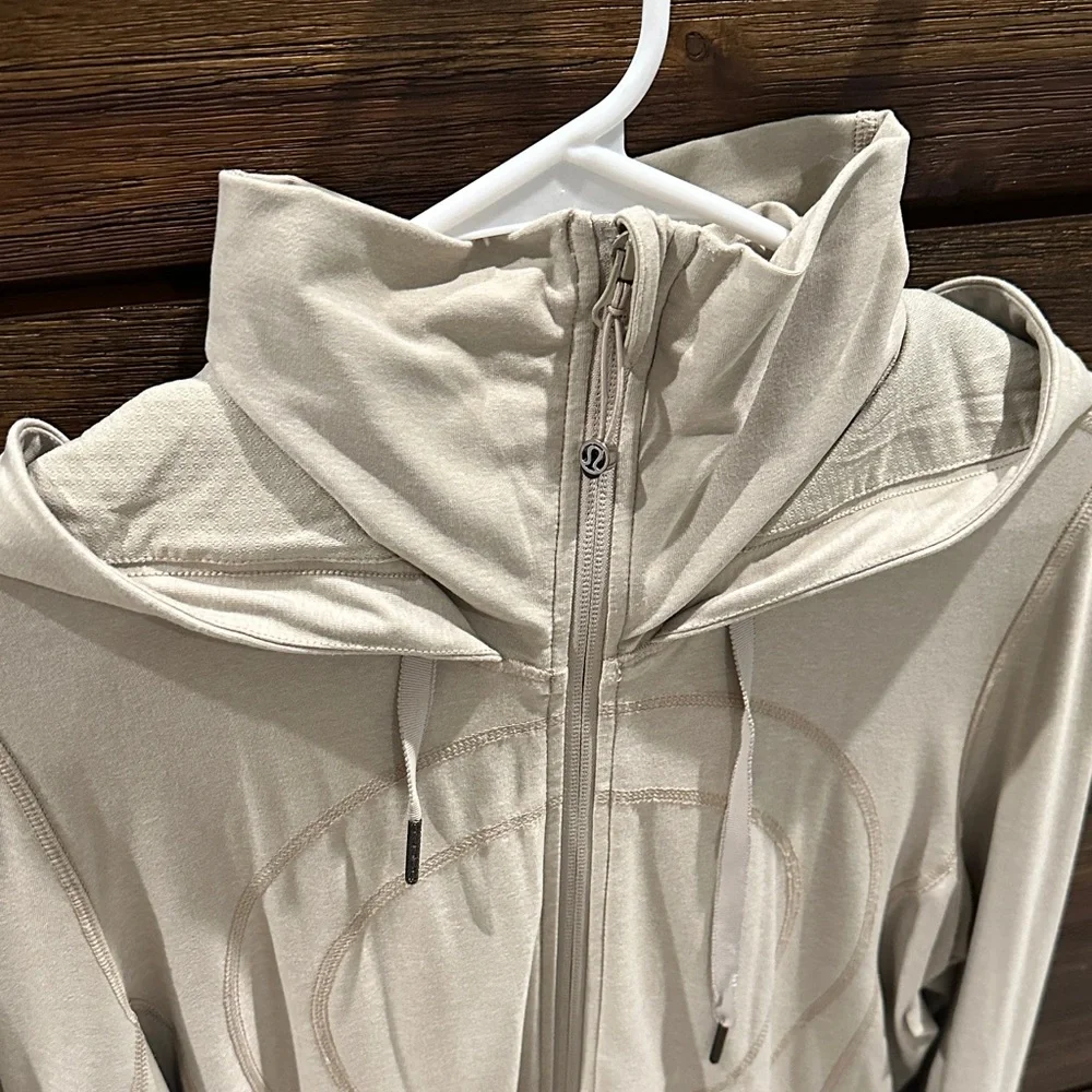 Lululemon Beige Zip Hoodie - Picture 2 of 5